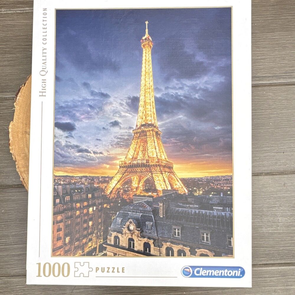 Clementoni Eiffel Tower 1000 Piece Multicolor Cardboard Jigsaw Puzzle